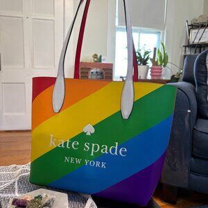 Kate Spade Rainbow Pride Bag with Matching Wallet